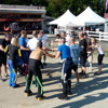 Dirt-diving a world-record attempt